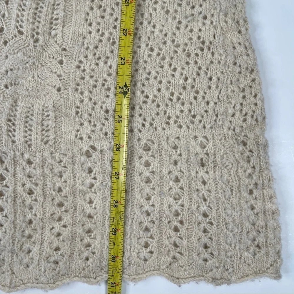 Anthropologie Sparrow Wool Linen Tunic Sweater Small